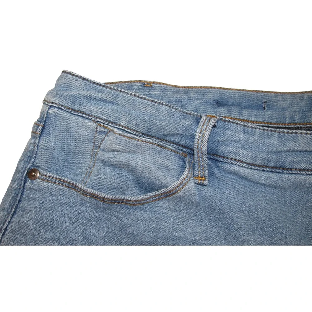 Talbots 18W Jeans Jegging Crop Skinny High Waist Augustine Wash Slimming Stretch